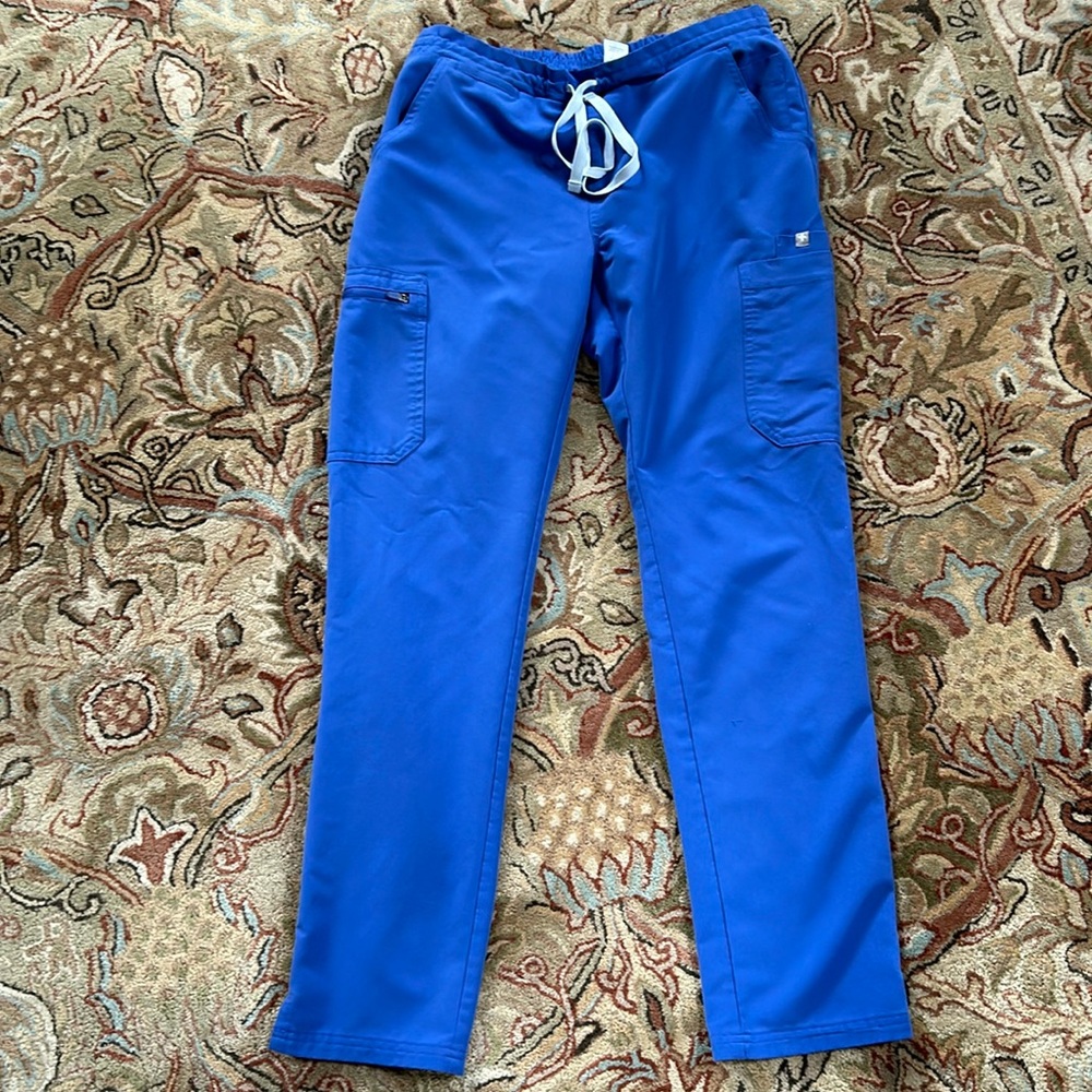 FIGS Royal Blue Scrub bottoms S